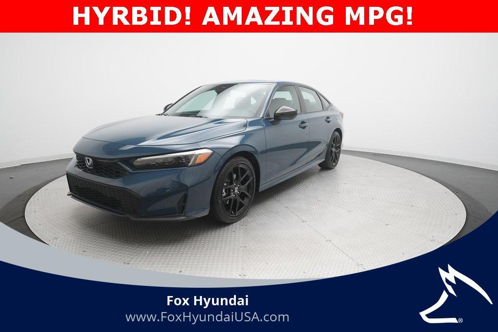 used 2025 Honda Civic Hybrid car, priced at $27,950