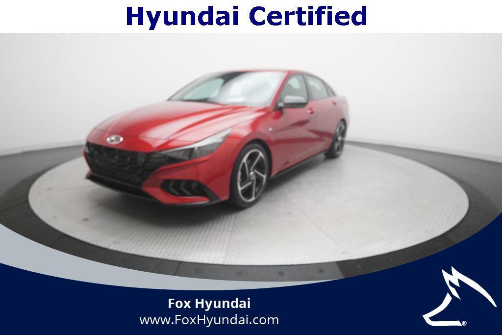used 2022 Hyundai Elantra car, priced at $21,250