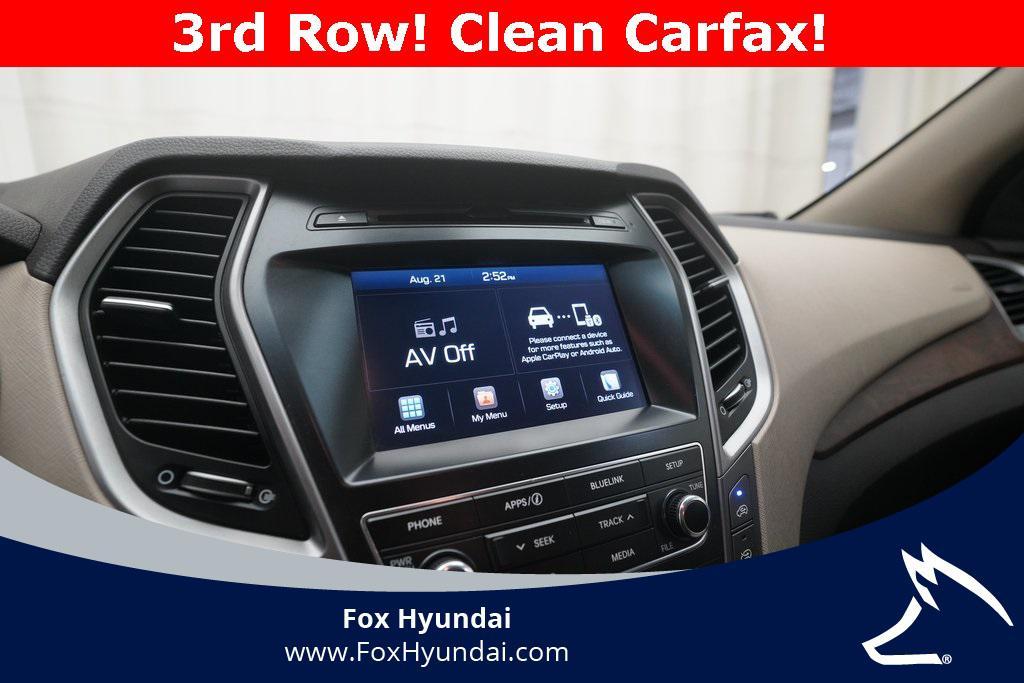 used 2018 Hyundai Santa Fe car, priced at $16,250
