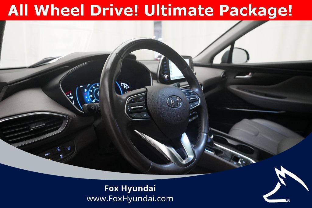 used 2019 Hyundai Santa Fe car, priced at $18,000