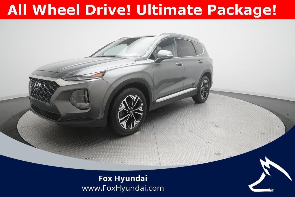 used 2019 Hyundai Santa Fe car, priced at $18,000
