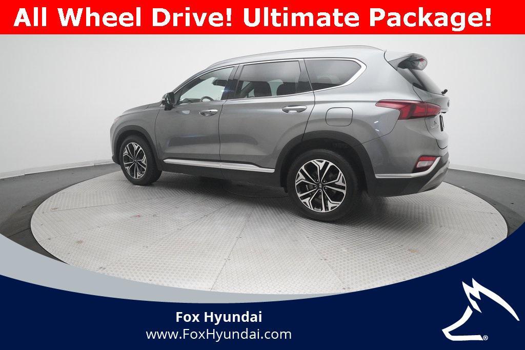 used 2019 Hyundai Santa Fe car, priced at $18,000