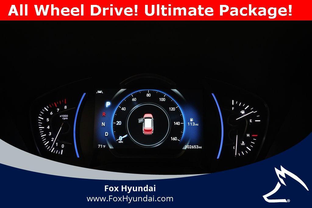 used 2019 Hyundai Santa Fe car, priced at $18,000