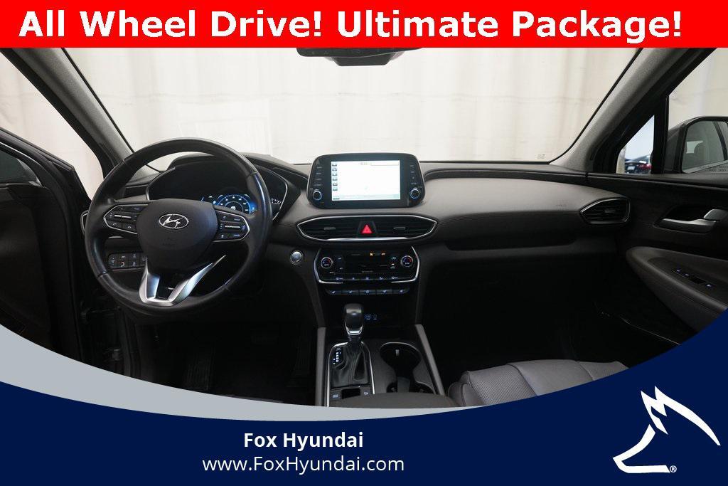used 2019 Hyundai Santa Fe car, priced at $18,000