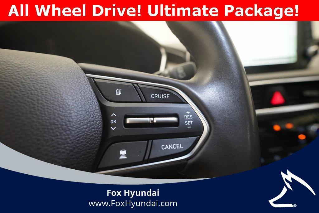 used 2019 Hyundai Santa Fe car, priced at $18,000