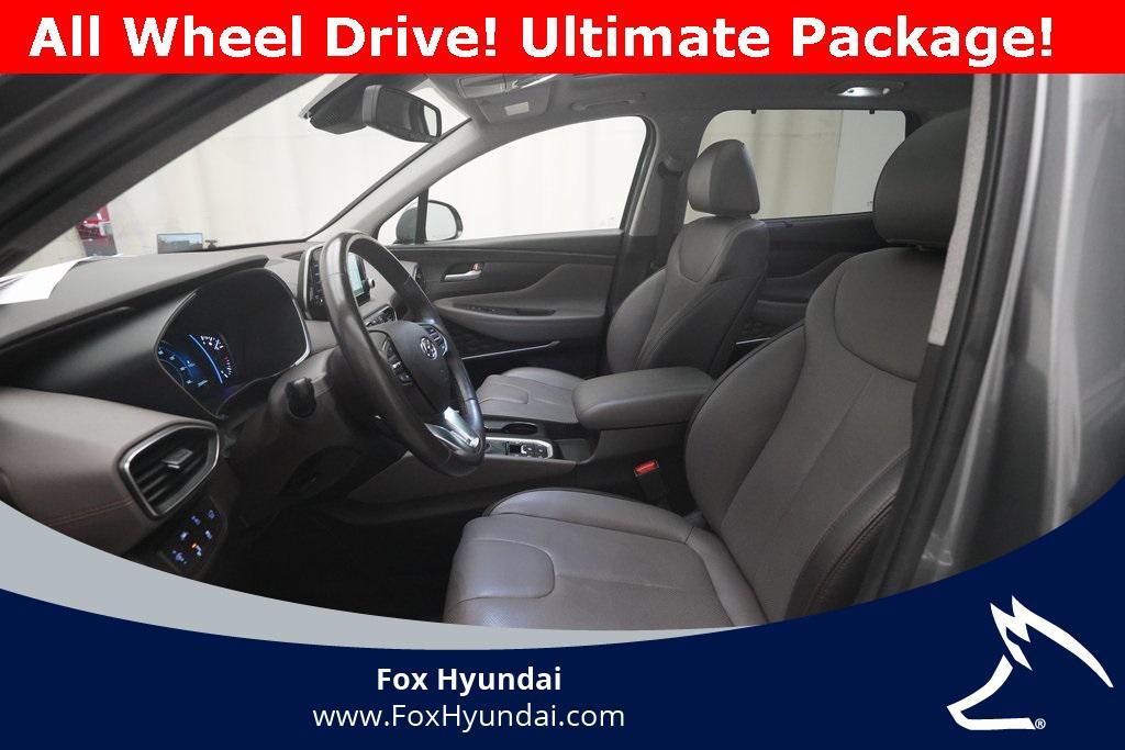 used 2019 Hyundai Santa Fe car, priced at $18,000