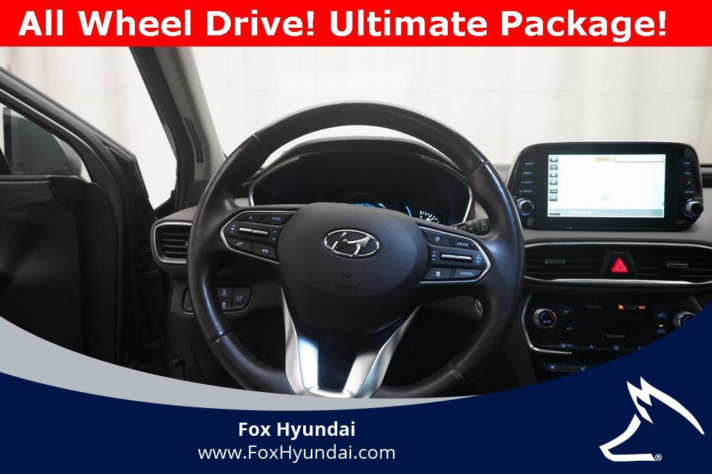 used 2019 Hyundai Santa Fe car, priced at $18,000