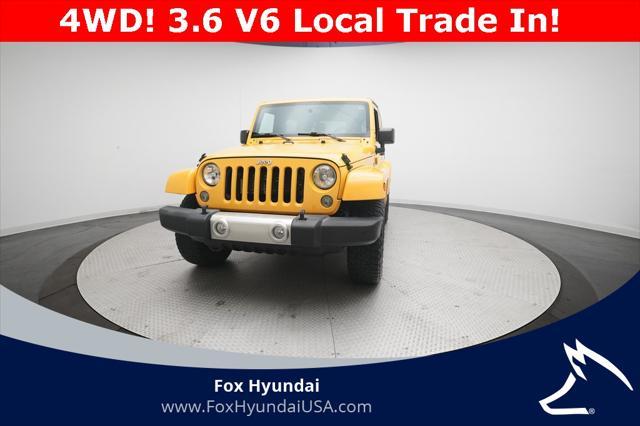 used 2015 Jeep Wrangler car, priced at $16,500