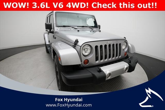 used 2013 Jeep Wrangler Unlimited car, priced at $12,500