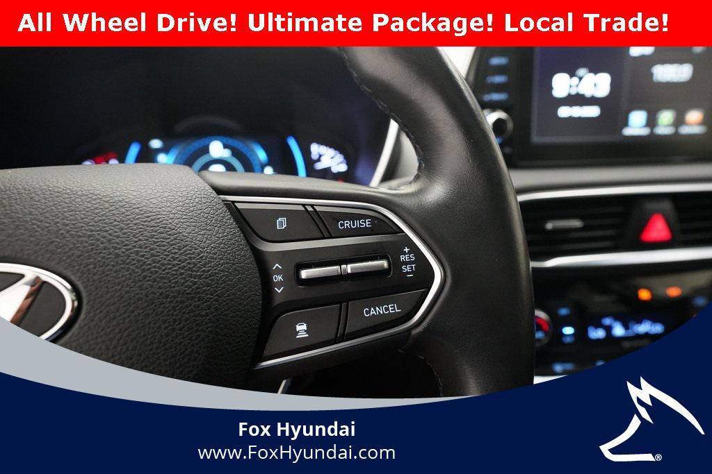 used 2019 Hyundai Santa Fe car, priced at $16,300