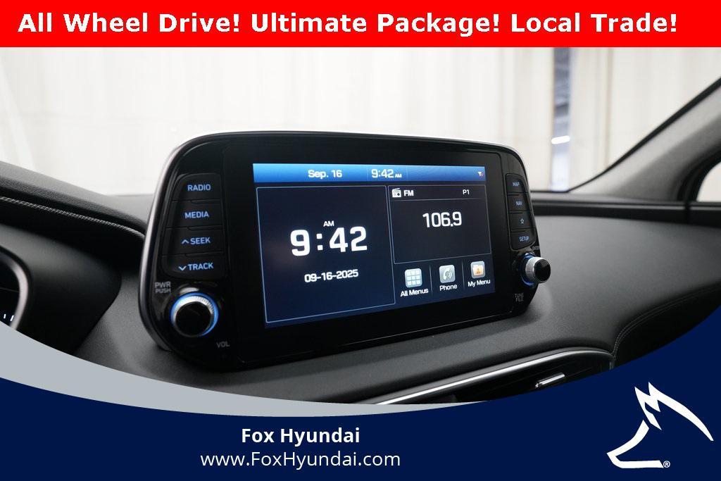 used 2019 Hyundai Santa Fe car, priced at $16,300