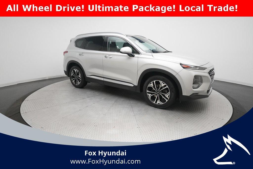 used 2019 Hyundai Santa Fe car, priced at $16,300