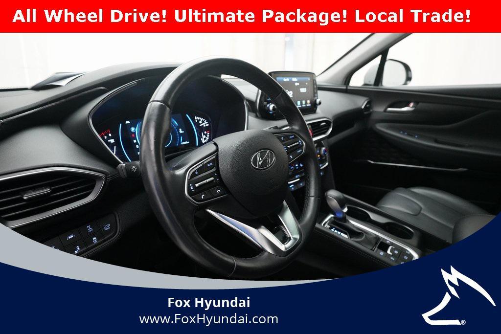 used 2019 Hyundai Santa Fe car, priced at $16,300