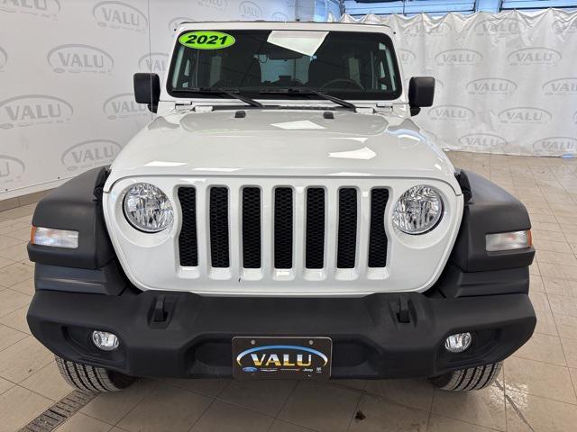 used 2021 Jeep Wrangler Unlimited car, priced at $27,652