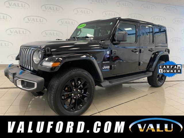 used 2022 Jeep Wrangler Unlimited 4xe car, priced at $29,598