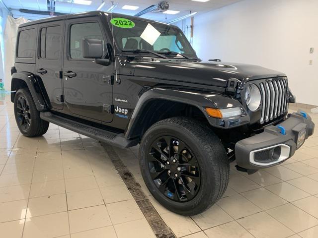 used 2022 Jeep Wrangler Unlimited 4xe car, priced at $29,598