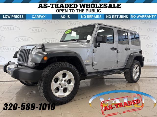 used 2015 Jeep Wrangler Unlimited car, priced at $11,762