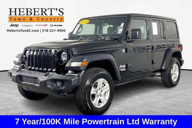 used 2020 Jeep Wrangler Unlimited car, priced at $29,072