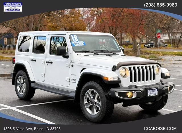 used 2018 Jeep Wrangler Unlimited car, priced at $27,999