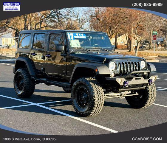 used 2017 Jeep Wrangler Unlimited car, priced at $23,999