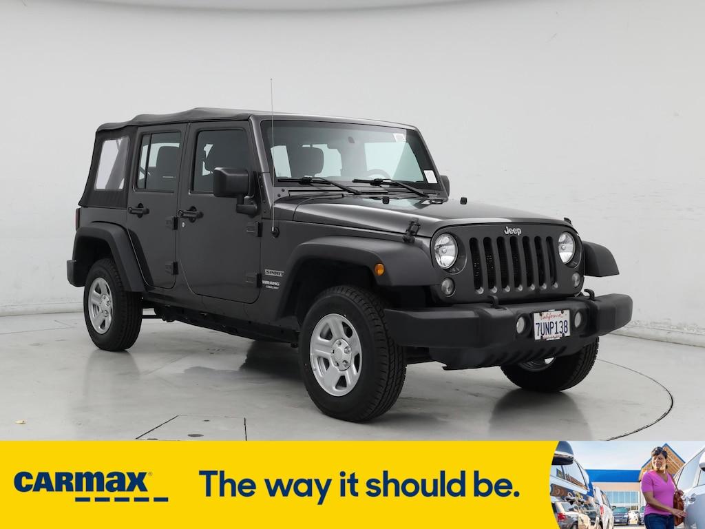 used 2016 Jeep Wrangler car, priced at $20,998