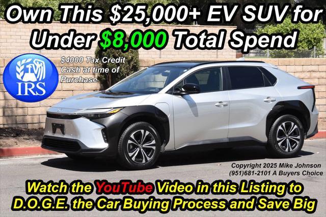 used 2023 Toyota bZ4X car, priced at $21,000