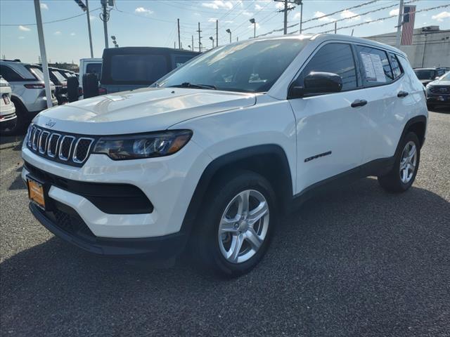 used 2023 Jeep Compass car, priced at $21,700