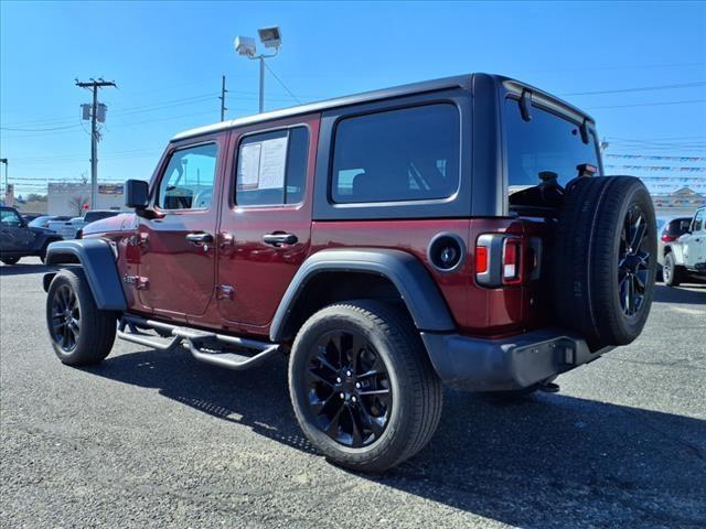 used 2021 Jeep Wrangler Unlimited car, priced at $30,193