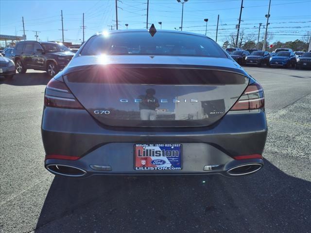 used 2024 Genesis G70 car, priced at $38,000