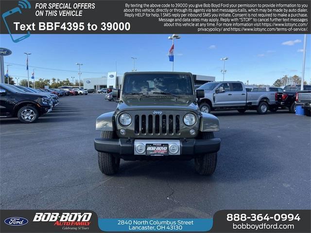 used 2015 Jeep Wrangler Unlimited car, priced at $16,846