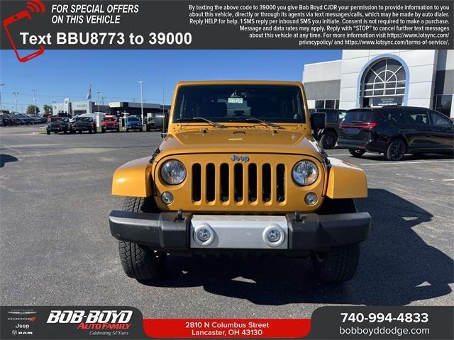 used 2014 Jeep Wrangler car, priced at $21,900