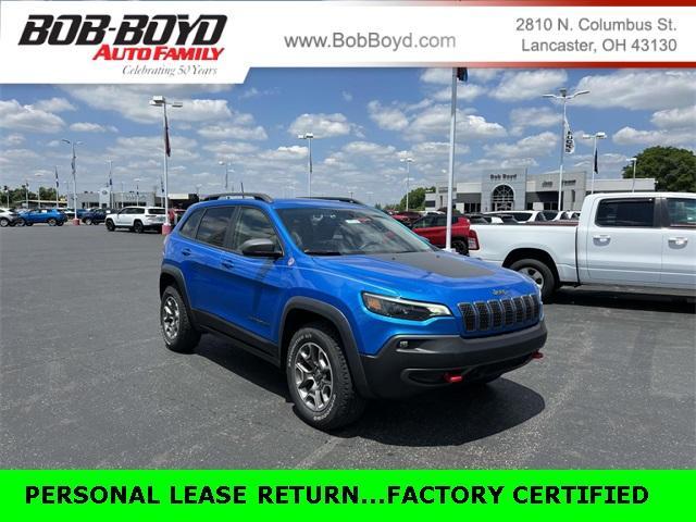 used 2021 Jeep Cherokee car, priced at $27,000