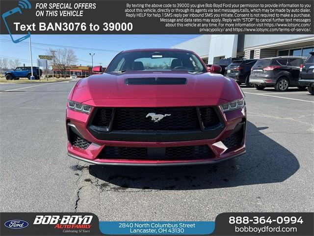 new 2025 Ford Mustang car, priced at $58,555