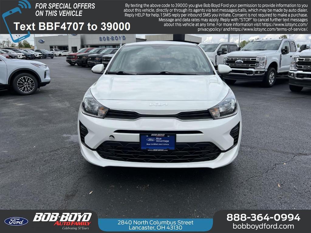 used 2022 Kia Rio car, priced at $15,425