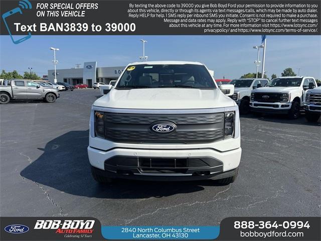 new 2025 Ford F-150 Lightning car, priced at $74,560