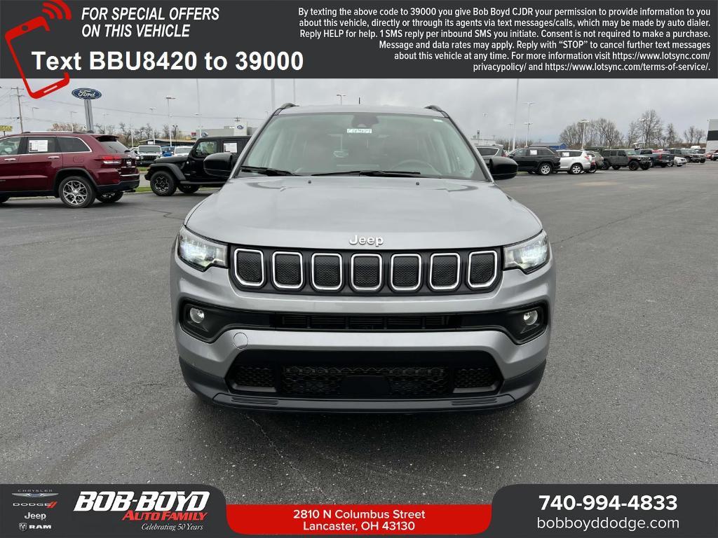 used 2022 Jeep Compass car, priced at $18,000