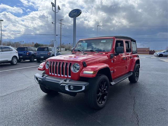 used 2021 Jeep Wrangler Unlimited 4xe car, priced at $27,488