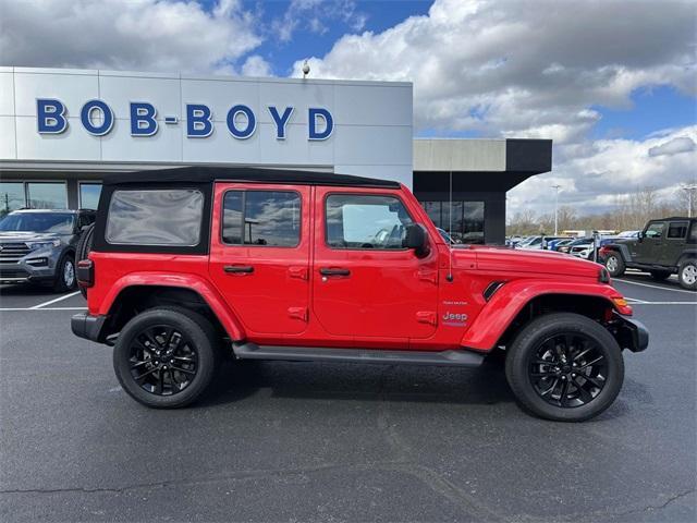 used 2021 Jeep Wrangler Unlimited 4xe car, priced at $33,721