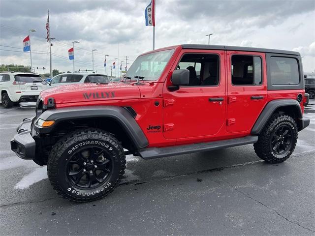 used 2020 Jeep Wrangler Unlimited car, priced at $21,900