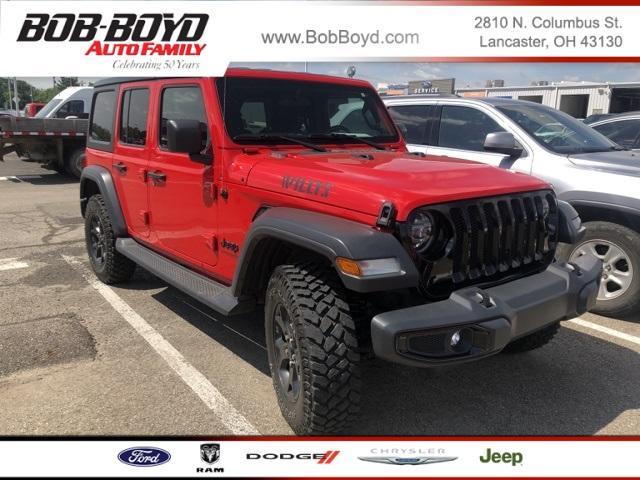 used 2020 Jeep Wrangler Unlimited car, priced at $21,900