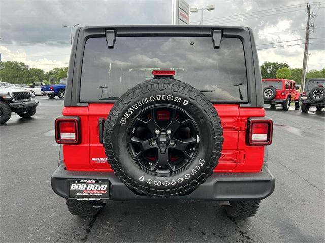 used 2020 Jeep Wrangler Unlimited car, priced at $21,900
