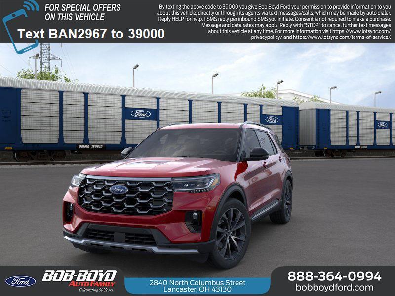 new 2025 Ford Explorer car, priced at $57,142