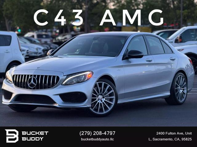 used 2017 Mercedes-Benz AMG C 43 car, priced at $22,999