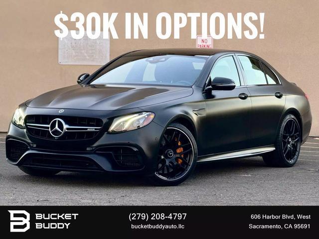 used 2018 Mercedes-Benz AMG E 63 car, priced at $53,999