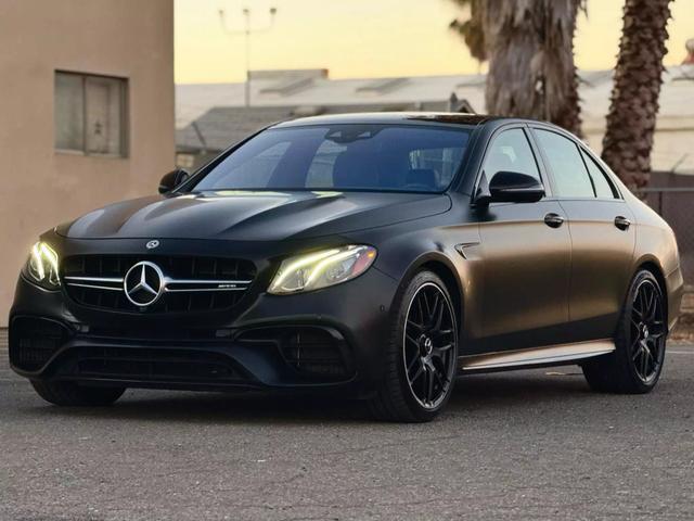 used 2018 Mercedes-Benz AMG E 63 car, priced at $53,999