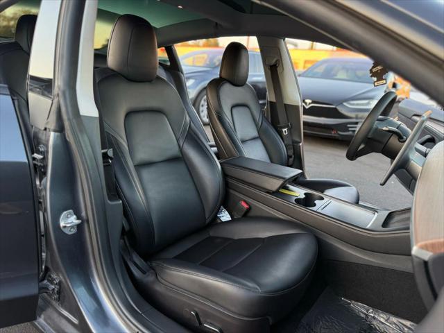 used 2022 Tesla Model 3 car, priced at $19,499