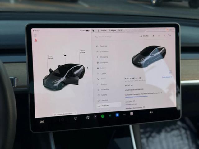 used 2020 Tesla Model 3 car, priced at $16,999