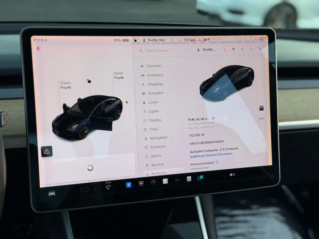 used 2018 Tesla Model 3 car, priced at $14,999