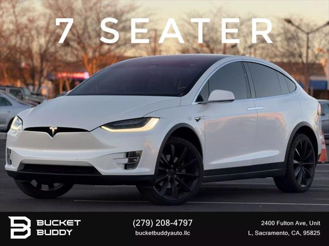 used 2018 Tesla Model X car, priced at $27,999