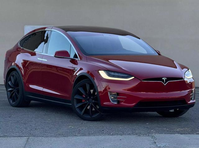 used 2017 Tesla Model X car, priced at $31,499